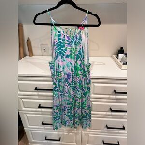 Lilly Pulitzer Gianni Skort Romper in Purple Iris